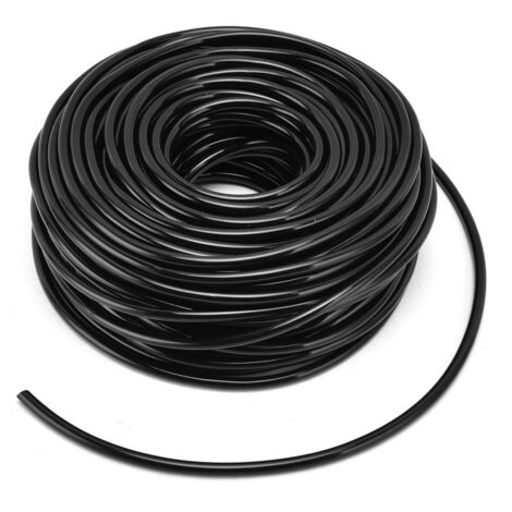 Jeffergarden Tuyau Flexible de tuyau d'irrigation goutte à goutte de 50m / 164ft 4/7 pour l'agriculture de pelouse de parterre de fleur de jardin