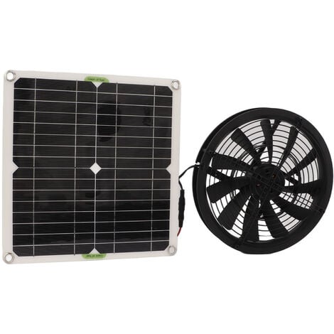 Ventilateur d'extraction à énergie solaire 10 W Ventilateur à