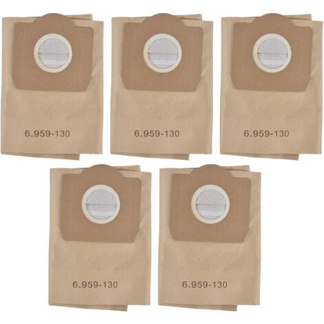 Sac filtre papier/sac à poussière Kärcher Série WD3 5pcs