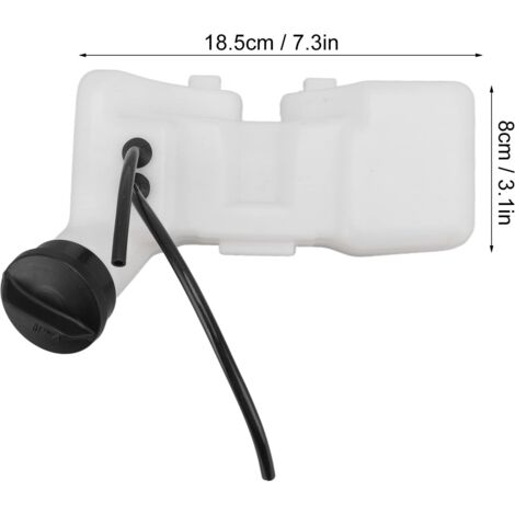 Réservoir De Carburant De Remplacement Pour Tondeuse à Gazon - Réf 594112, Avec Couvercle, En Plastique Noir
