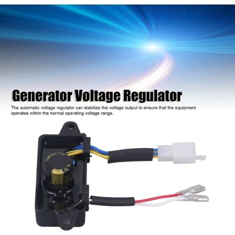 Jeffergarden Régulateur de tension automatique AVR, régulateur de tension de générateur monophasé 220V 380V