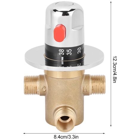 Jeffergarden G In Voies En Laiton Thermostatique Mitigeur Robinet Temp Rature M Langeur