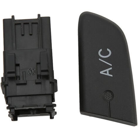 Jeffergarden Bouton poussoir de commutateur de climatisation avec capuchon 6554KX, remplacement pour citroën C1 2005 – 2014