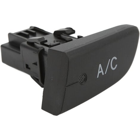 Jeffergarden Bouton poussoir de commutateur de climatisation avec capuchon 6554KX, remplacement pour citroën C1 2005 – 2014