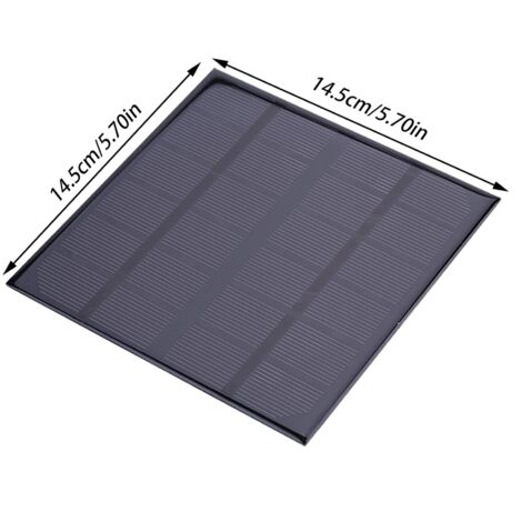 Jeffergarden DC sortie 3W 6V silicium monocristallin module de panneau solaire batterie lampe chargeur alimentation