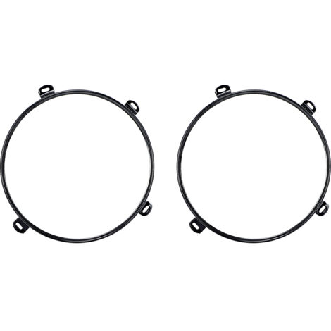 Jeffergarden 2 pièces 7 pouces support de montage de phare anneau support de lampe convient pour Jeep Wrangler TJ 07-18
