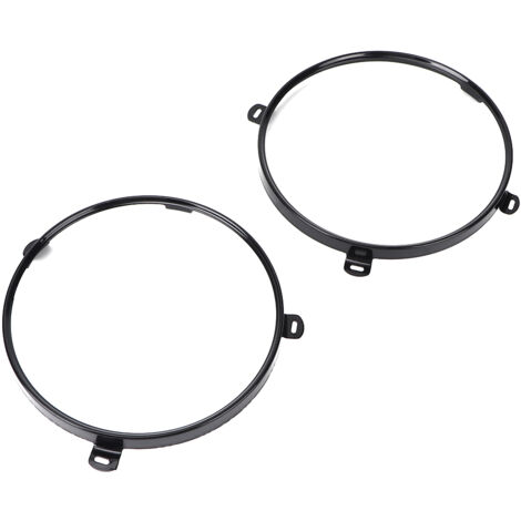 Jeffergarden 2 pièces 7 pouces support de montage de phare anneau support de lampe convient pour Jeep Wrangler TJ 07-18