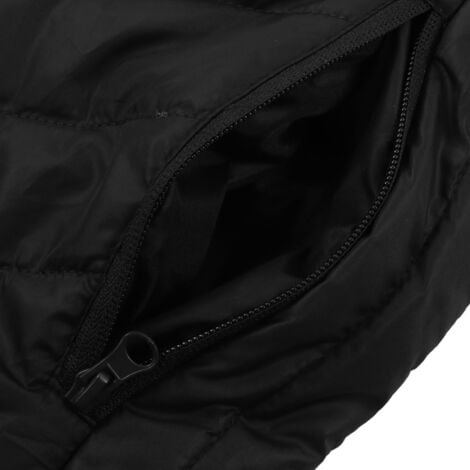 Jeffergarden Gilet chauffant électrique 17 zones, température constante intelligente, 4 interrupteurs, 3 vitesses, gilet chauffant Intelligent, noir 5XL