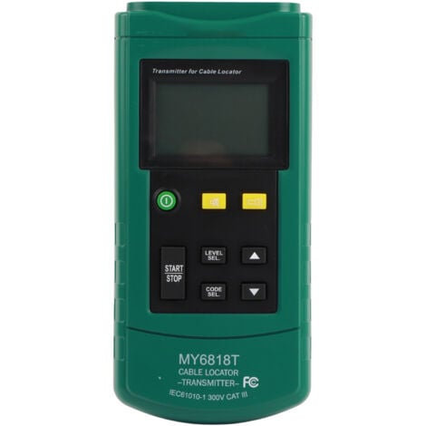 Jeffergarden MY6818 Détecteur de câble multifonction Outil de diagnostic de recherche de testeur de court-circuit de fil souterrain