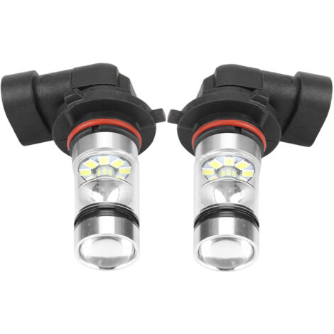 Jeffergarden – Ampoules LED 9006/HB4 100W – Haute luminosité 1200LM – Tension 9V-30V – Température couleur 6000K – Installation facile