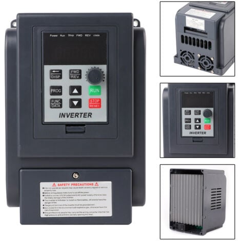 Jeffergarden 1-Phase 220V Input 3-Phase 380V Output 1.5KW VFD Contrôleur de vitesse à onduleur à fréquence variable