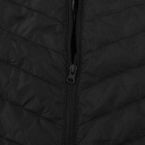 Jeffergarden Gilet chauffant électrique 17 zones, température constante intelligente, 4 interrupteurs, 3 vitesses, gilet chauffant Intelligent, noir 4XL