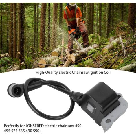 GARRYFIZH Kit de bobine d'allumage pour trononneuse électrique JONSERED 450 455 525 535 490 590