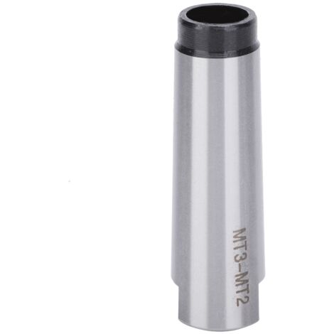 GARRYFIZH Manchon conique Morse, manchon moyen Adaptateur cône MT3 à MT2 manchon de mandrin de réduction pour fraisage au tour, précision 0,015 mm, dureté 50 HRC