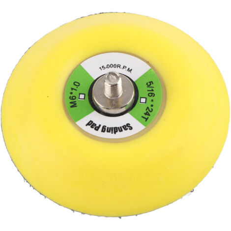 GARRYFIZH Disque de polissage rond de 75 mm/3 pouces, accessoires pour tampon de polissage en papier de verre (1/5)