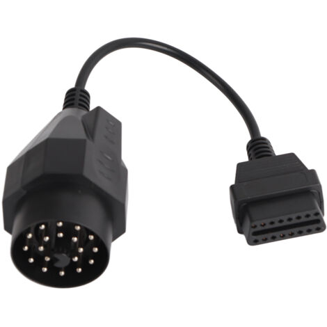 GARRYFIZH Câble de Scanner de connecteur d'adaptateur OBD2 20 broches à 16 broches pour E36 E38 E39 E46 E53 X5 Z3 (1/5)