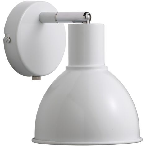 Applique murale POP  Métal Blanc, H.20 - IP20 - E27 /Nordlux Intérieur