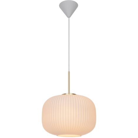 Suspension MILFORD 30 Verrerie Opale, H.38 - IP20 - E27 /Nordlux Intérieur (1/5)