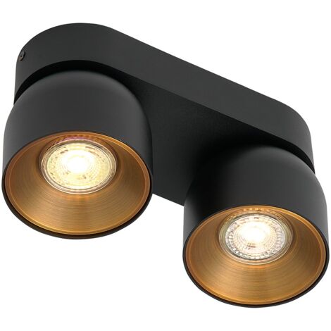 Spoterie PITCHER  2- Spot Métal Noir, H.11.6 - IP20 - GU10 /Nordlux Intérieur