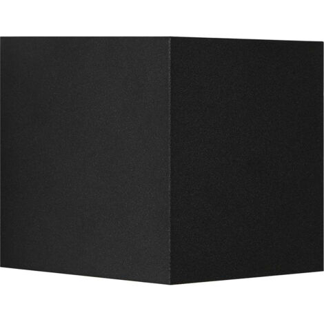 Applique murale MILDA Kubi Aluminium Noir, H.10 - IP44 - LED Module /Nordlux Extérieur