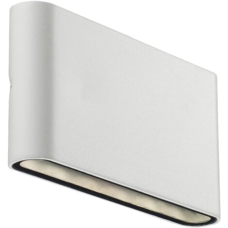 Applique murale KINVER 18 Aluminium Blanc, H.9 - IP54 - LED Module /Nordlux Extérieur (1/4)