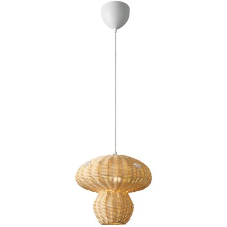 Suspension ALLIE 30 Rotin Nature (marron), H.28.3 - IP20 - E27 /Nordlux Intérieur (1/5)