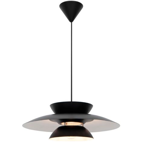 Suspension CARMEN 45 Métal Noir, H.15 - IP20 - E27 /Nordlux Intérieur (1/5)