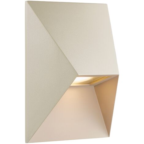 Applique murale PONTIO 15 Aluminium Sablé, H.19 - IP54 - GU10 /Nordlux Extérieur