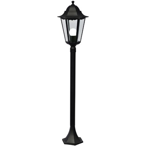 PoteletSSL CARDIFF Aluminium Noir, H.100 - IP44 - E27 /Nordlux Extérieur (1/3)