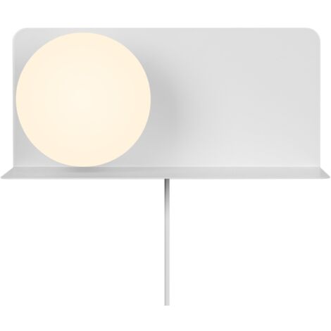 Applique murale LILIBETH Métal Blanc, H.16 - IP20 - E14 /Nordlux Intérieur (1/5)