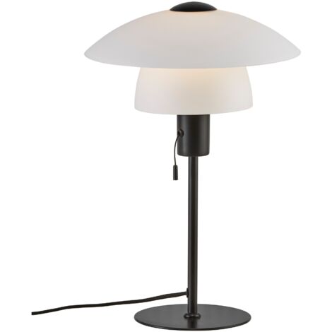 Lampe à poser VERONA Verrerie Noir, H.40 - IP20 - E27 /Nordlux Intérieur (1/3)