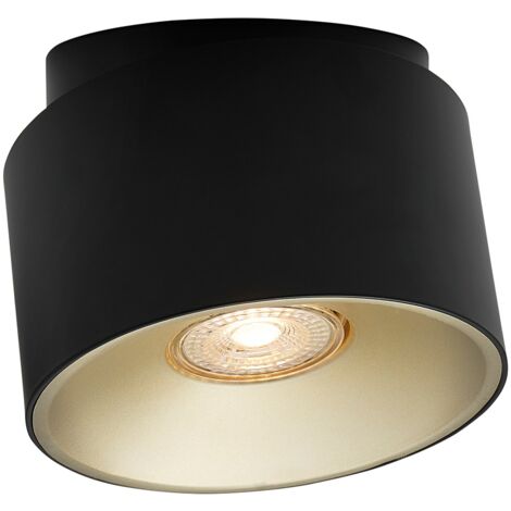 Surface spot TORONE Métal Noir, H.10.6 - IP20 - GU10 /Nordlux Intérieur (1/5)