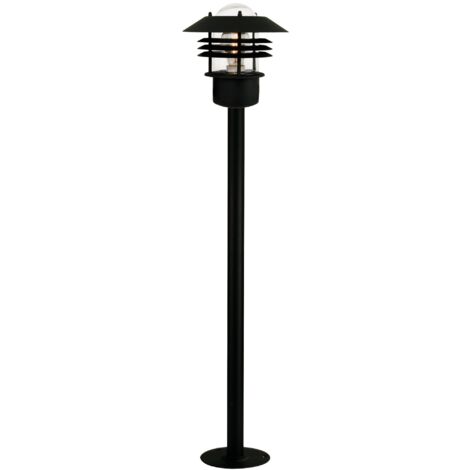 PoteletSSL VEJERS Métal Noir, H.92 - IP54 - E27 /Nordlux Extérieur (1/3)