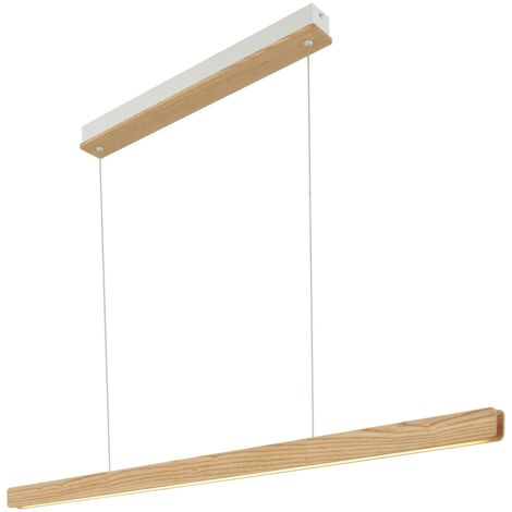 Suspension ILGAS Bois Nature (marron), H.4.4 - IP20 - LED Module /Nordlux Intérieur (1/5)