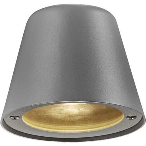 Applique murale ALERIA  Métal Gris, H.14.7 - IP44 - GU10 /Nordlux Extérieur (1/5)
