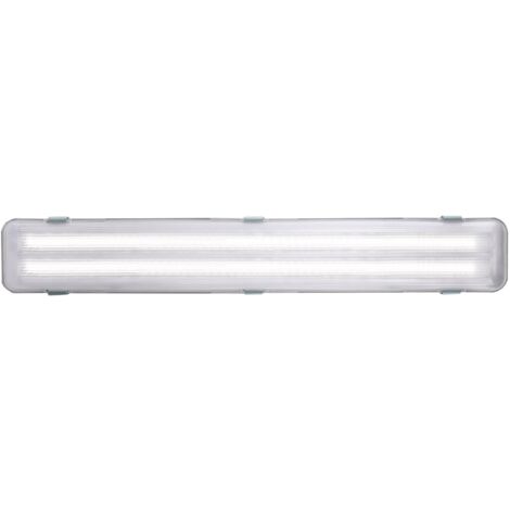 Nordlux Réglette WORKS IP65 2x10W 4000K Gris (1/3)