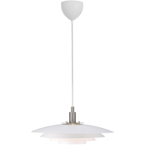 Suspension BRETAGNE Métal Blanc, H.18.8 - IP20 - G9 /Nordlux Intérieur (1/2)
