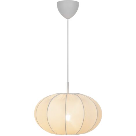 Suspension AERON 40 Textile Blanc, H.30 - IP20 - E27 /Nordlux Intérieur (1/5)