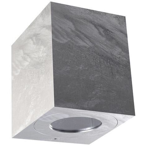 Applique murale CANTO Kubi 2 Acier galvanisé Acier galvanisé, H.10.4 - IP44 - LED Module /Nordlux Extérieur (1/5)