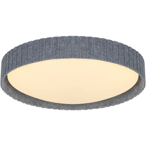 Plafonnier Corato 50 Matière plastique Gris, H.11 IP20 E14 /Nordlux Intérieur (1/4)