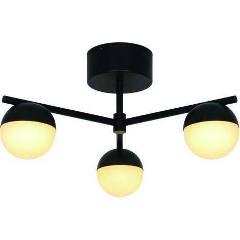 Plafonnier CONTINA  Métal Noir, H.25,3  IP20  G9 /Nordlux  Intérieur (1/5)