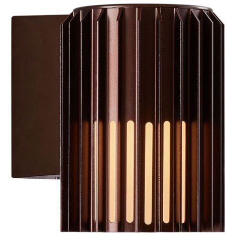 Applique murale luminaire ALUDRA  Aluminium Seaside marron H. 16,8 IP54 Nordlux-Extérieur (1/4)
