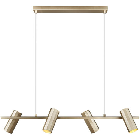 Suspension luminaire ALANIS 4-Spot Métal Laiton H. 15 IP20 Nordlux-Intérieur (1/4)