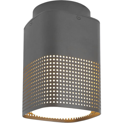 Plafonnier Sidara Aluminium Seaside anthracite , H. 19 - IP54 - E27 / Nordlux Extérieur (1/5)