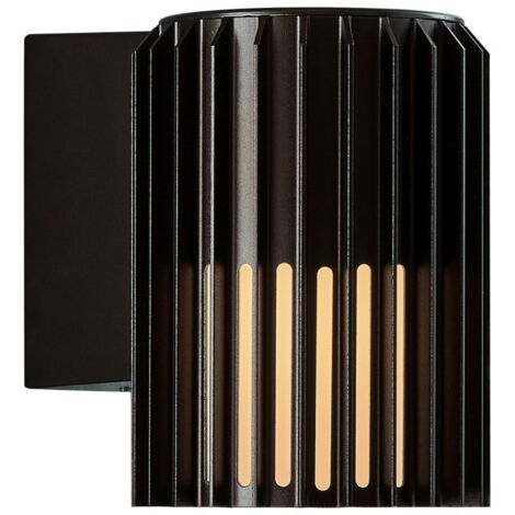 Applique murale luminaire ALUDRA  Aluminium Seaside noir H. 16,8 IP54 Nordlux-Extérieur (1/4)