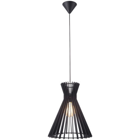 Suspension Groa Nordlux Noir Ø34cm E27 (1/5)