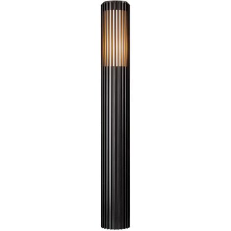 Potelet luminaire ALUDRA 95 Aluminium Seaside noir H. 95,4 IP44 Nordlux-Extérieur