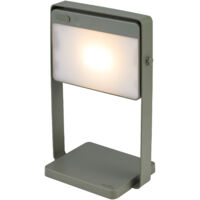 Luminaire nomade Solaire SAULIO Solar Aluminium Vert Olive, H.23.6 - IP44 - LED Module /Nordlux Extérieur