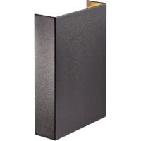 Applique murale FOLD 15 Aluminium Noir, H.21 IP54 LEDModule /Nordlux Extérieur