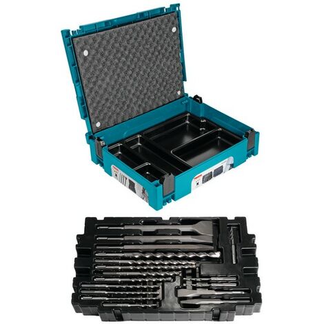 Makpac Set 17 pezzi di punte, punte e scalpelli SDS-Plus - MAKITA - B-52059
